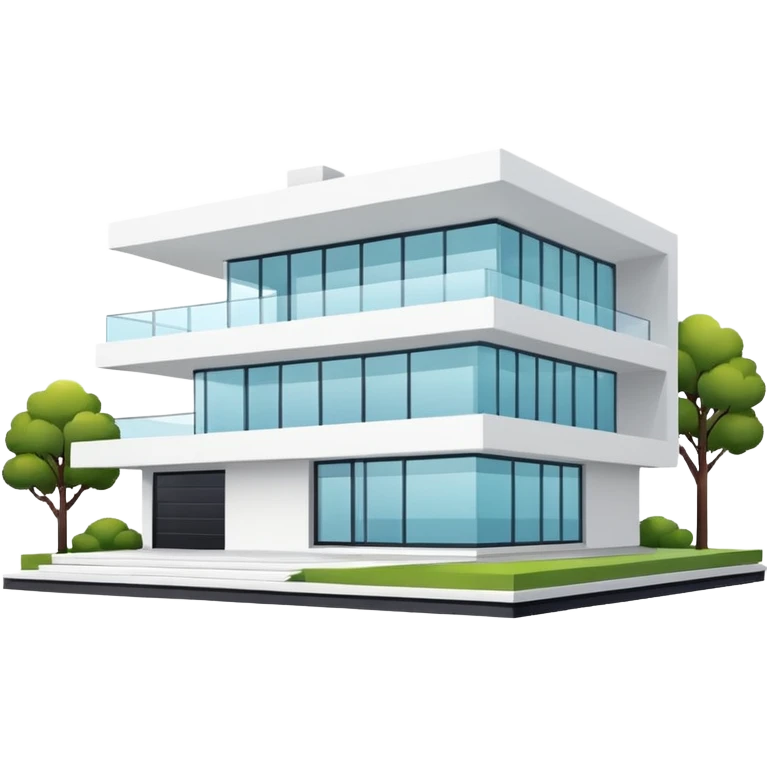 modern house emoji