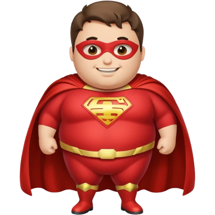 super fat superhero emoji