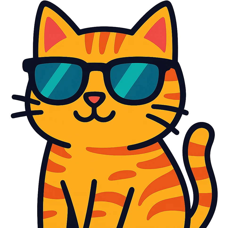 cat wearing sunglasses emoji