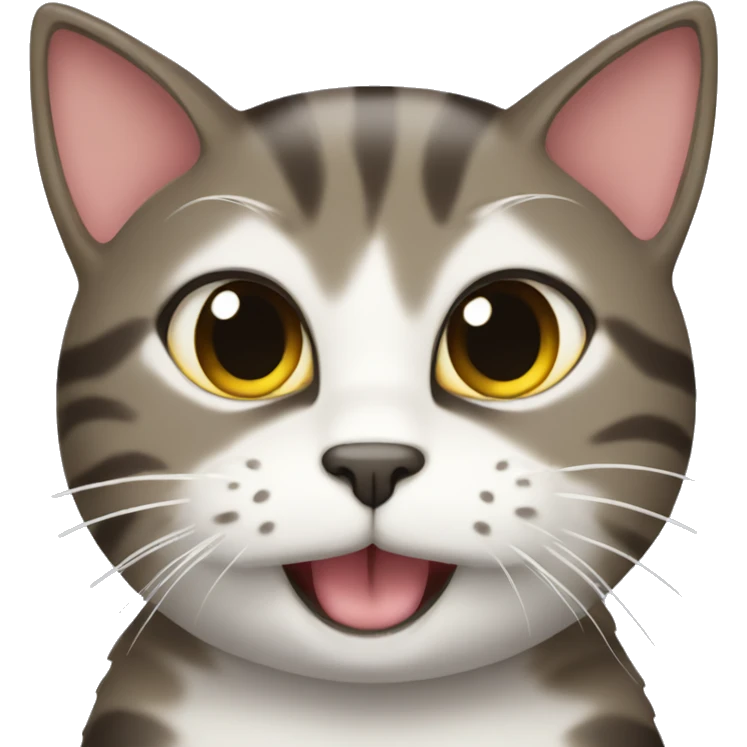 Cat being cheeky emoji