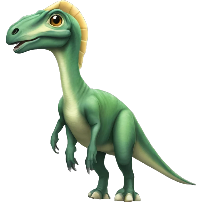 Parasaurolophus with head crest emoji