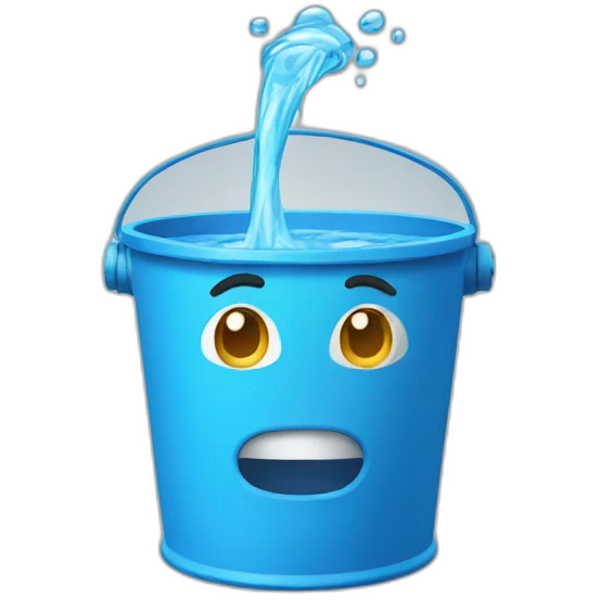 water bucket emoji
