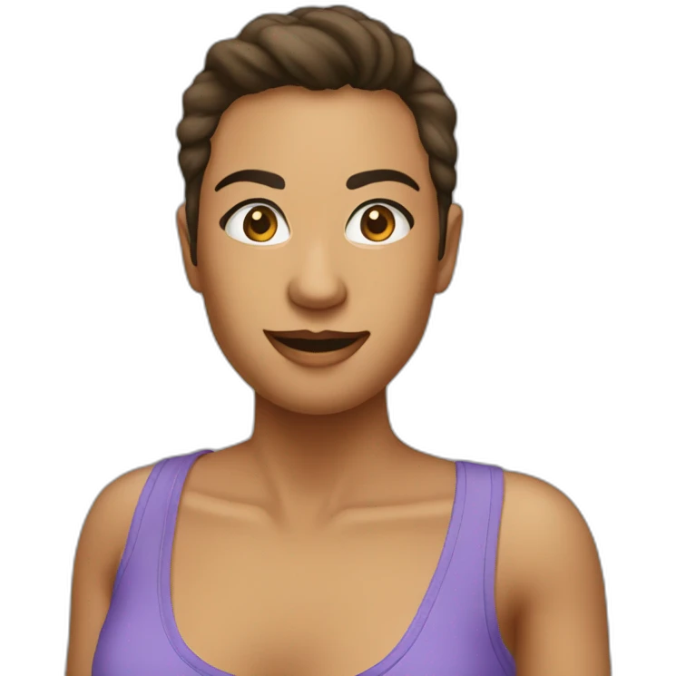 v-neck tank top emoji