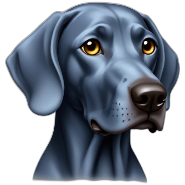 Dark-blue-Weimaraner emoji