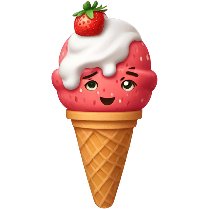 Strawberry

Ice cream emoji