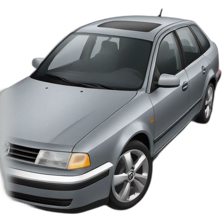 Volkswagen passat b3 grey emoji