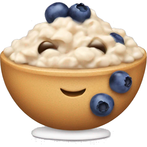 blueberry oatmeal emoji