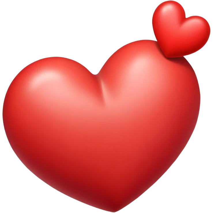 A beautiful red heart  emoji