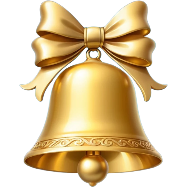 christmas bell emoji