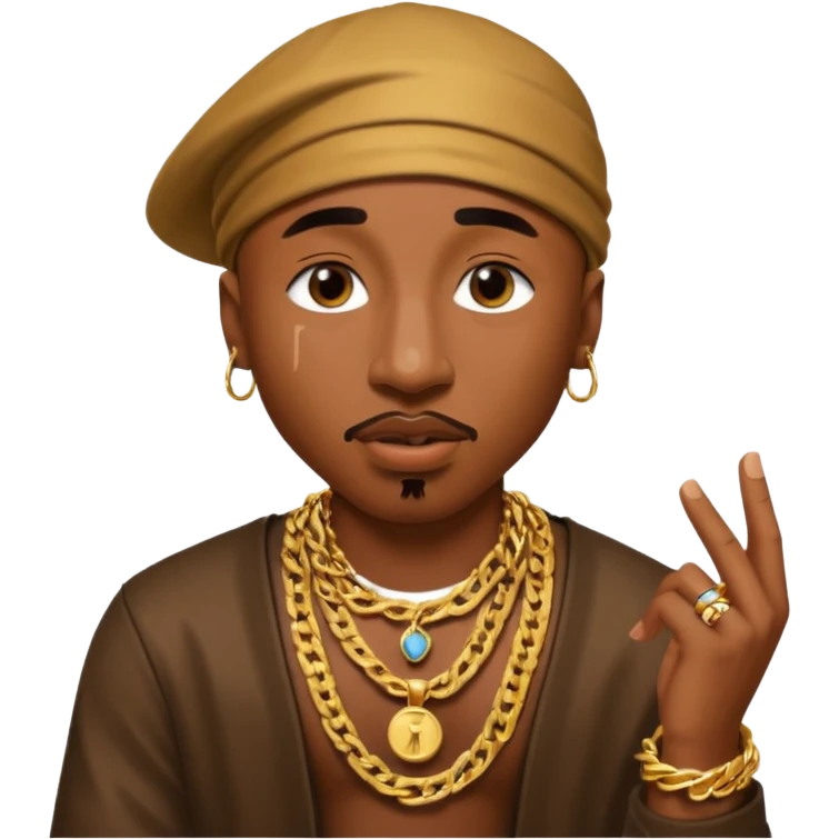 tupac qui chante emoji