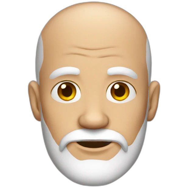 santa claus without hair bald emoji