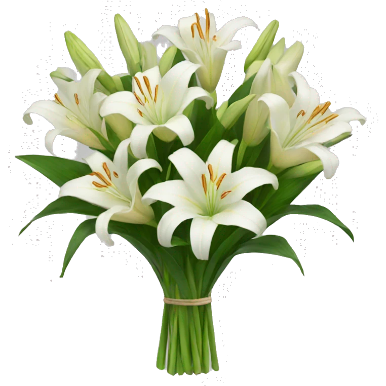 bouquet of lilies  emoji