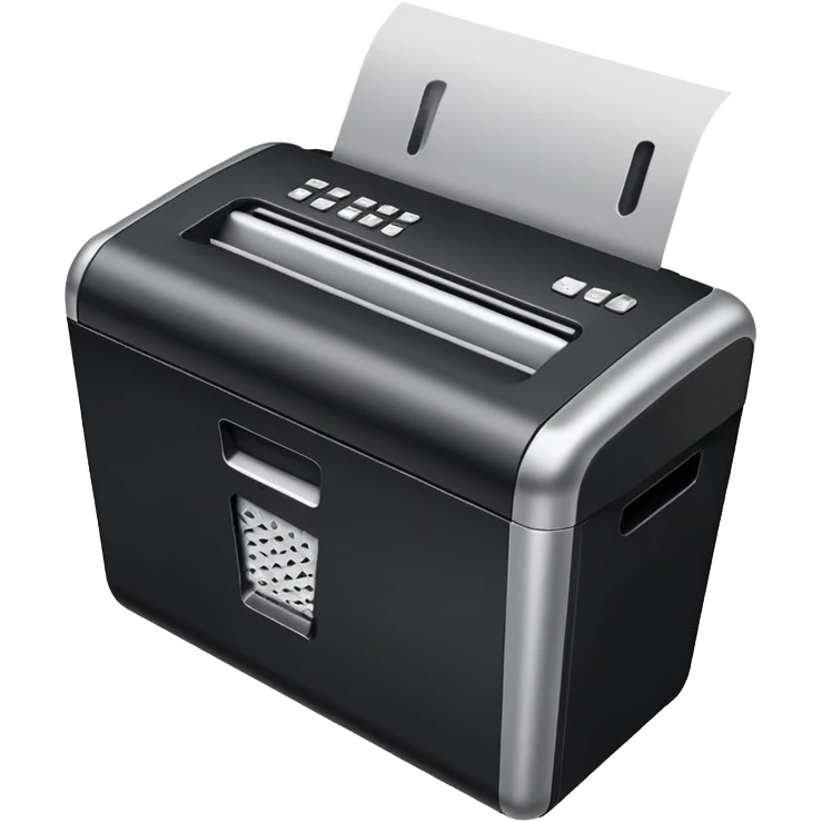 paper shredder emoji