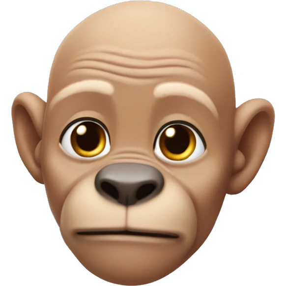 Bald Theodore the chimpmunk emoji