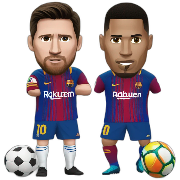 Messi vs Ronaldo  emoji