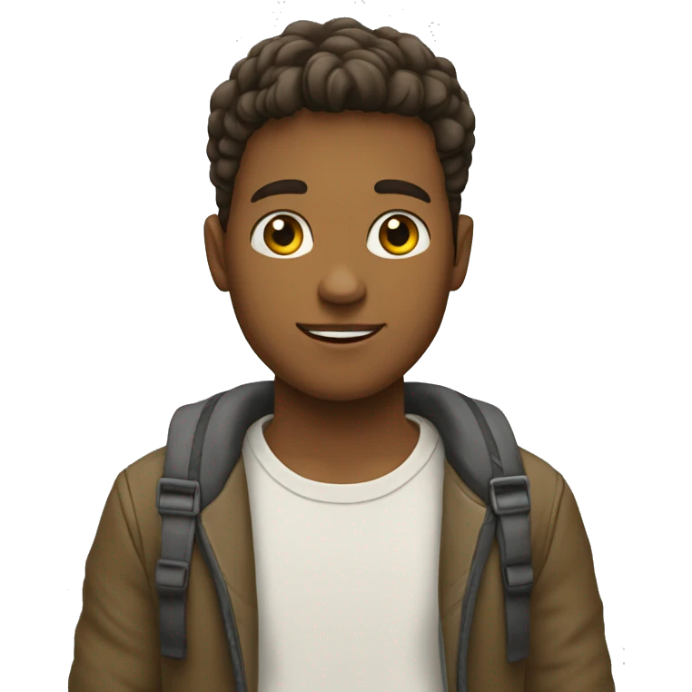 jeune homme avec des bequilles emoji