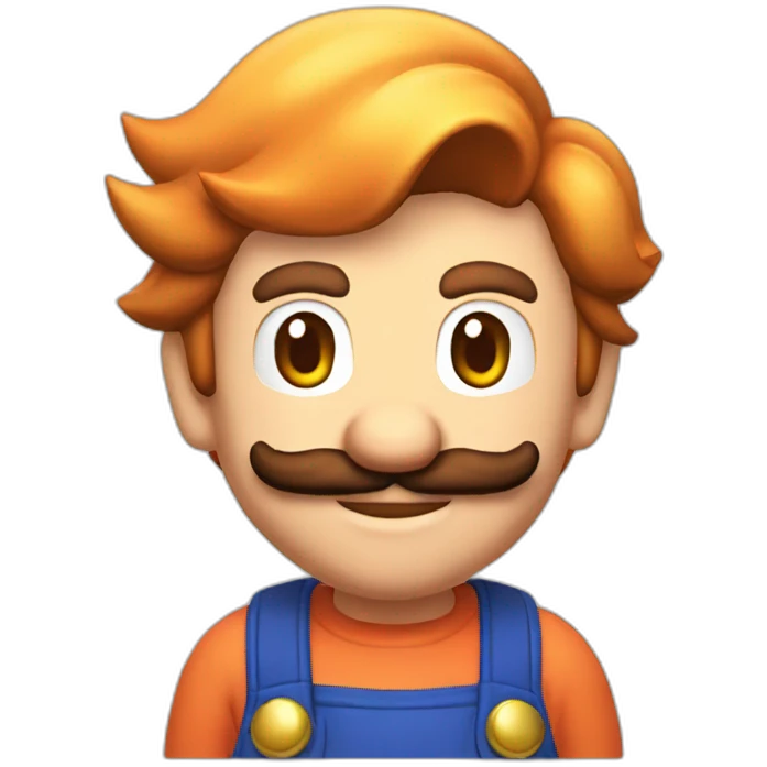 Mario avec Peach emoji