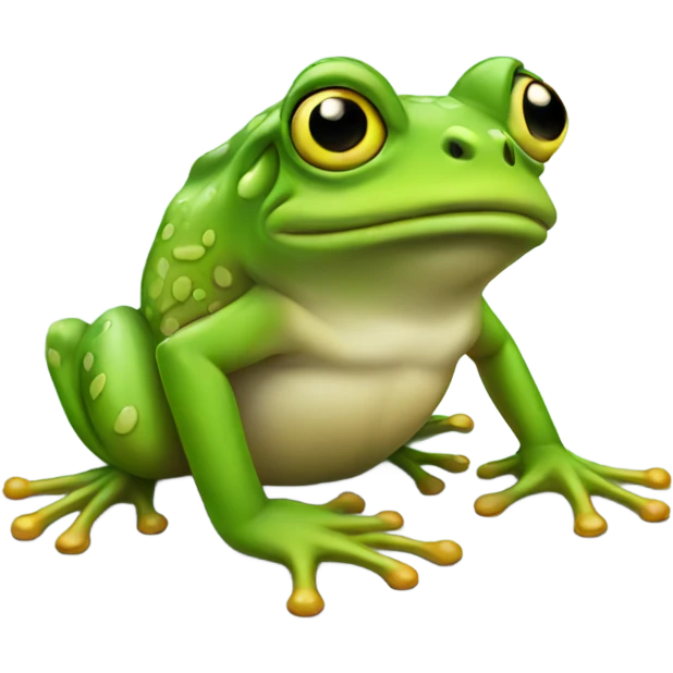 Cool frog emoji