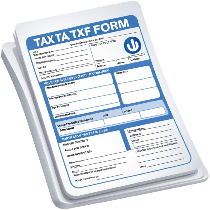Icon for tax form emoji