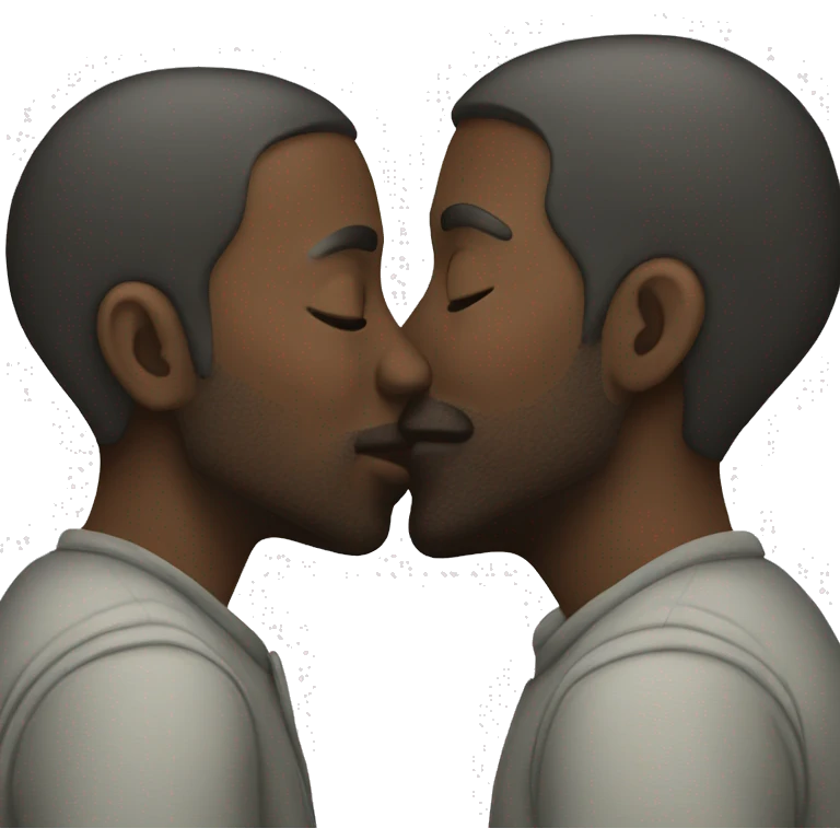 two people kissing emoji