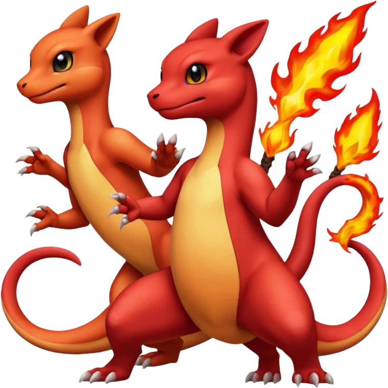 Umbreon-Salazzle-Charmander-Charmeleon-Guilmon-fusion emoji