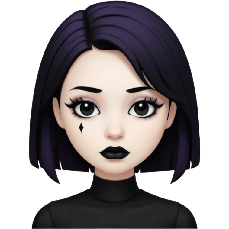 goth girl  emoji