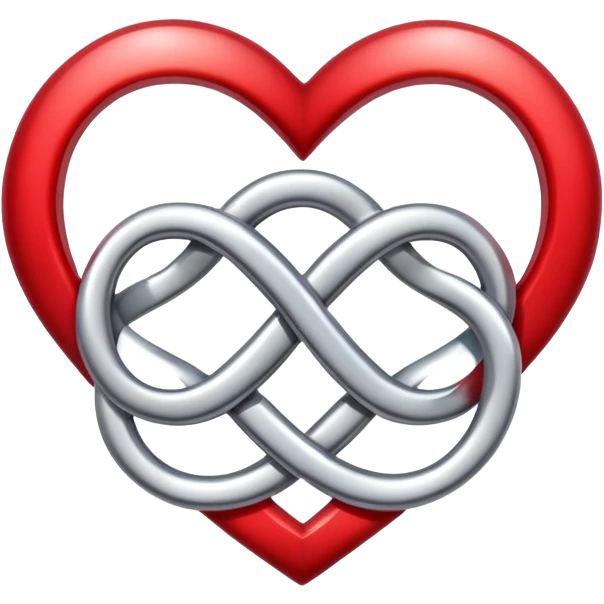 infinity sign sign heart emoji