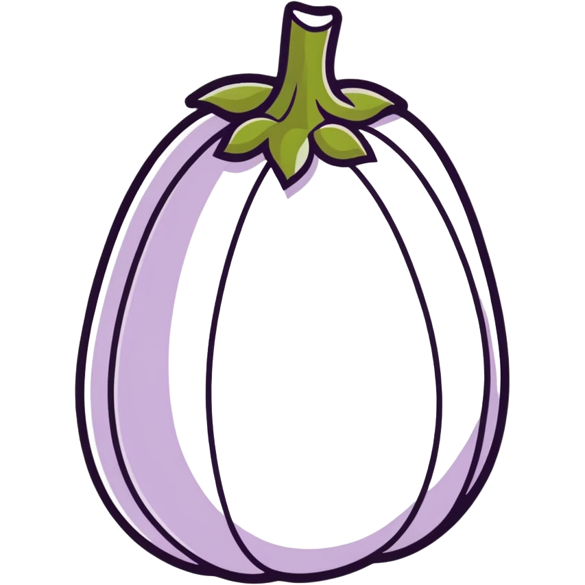 Eggplant with peach emoji