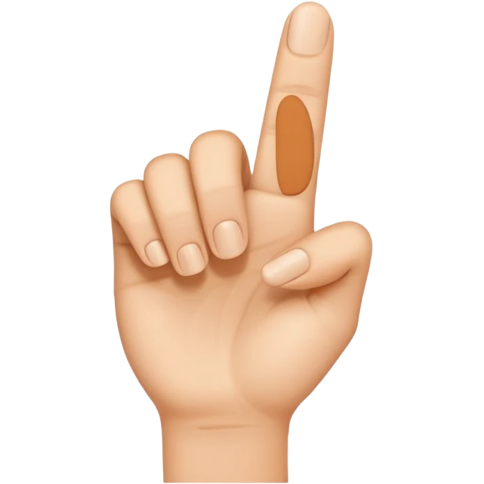 index finger emoji