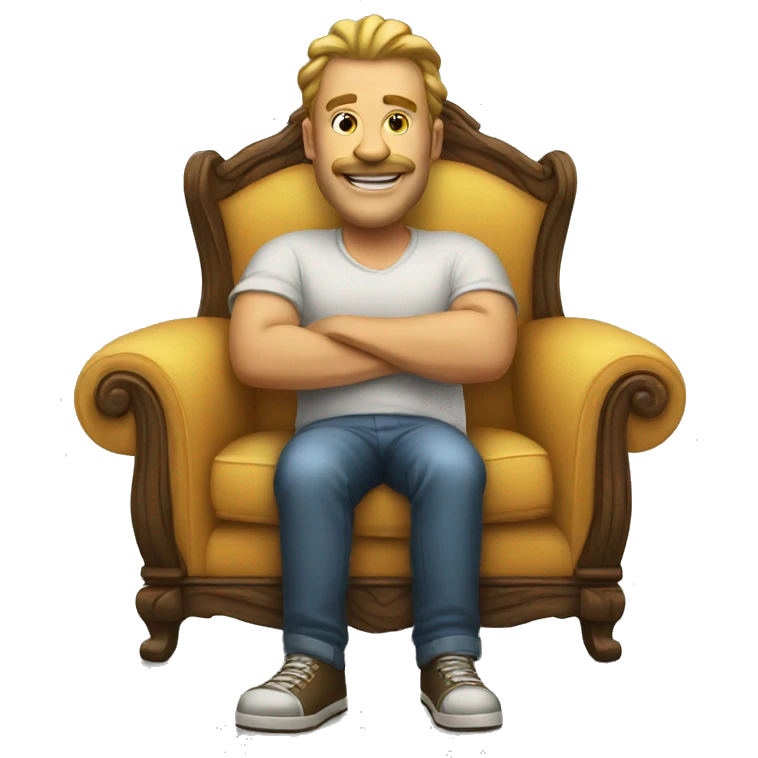Sofa king emoji