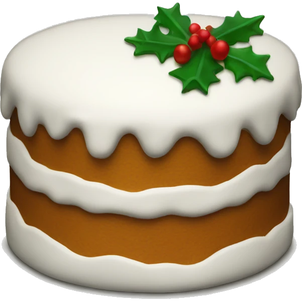 christmas cake emoji