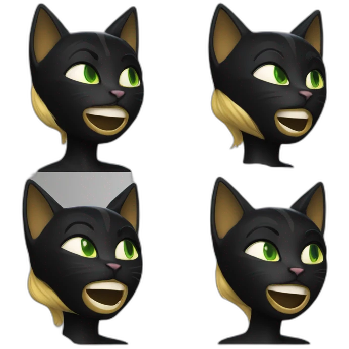 Cat noir miraculous emoji
