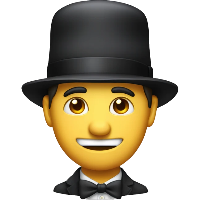 John Scacchetti wearing a bowler hat emoji