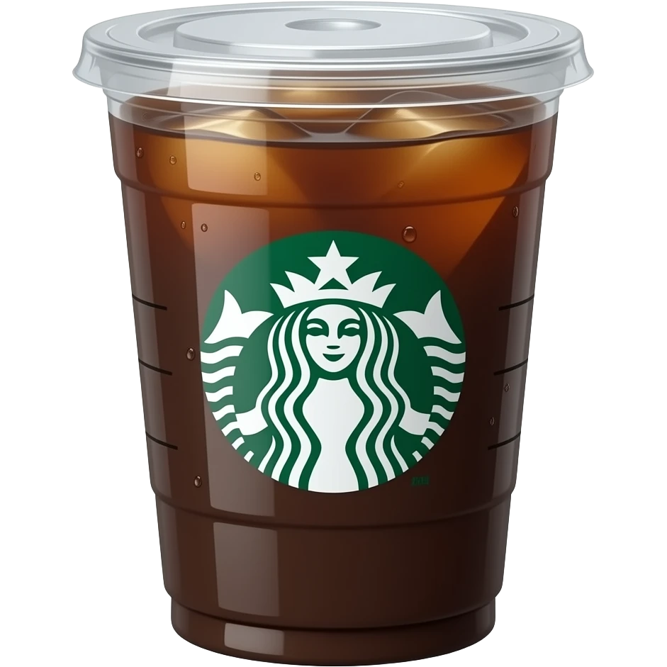 Starbucks Iced Fuji Apple Camellia Americano emoji