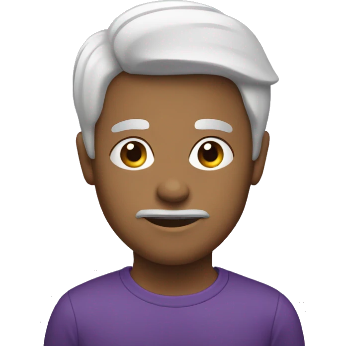 Purple graphic  emoji