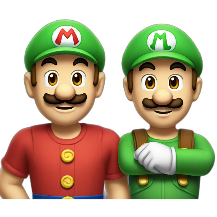 Mario et Luigi emoji