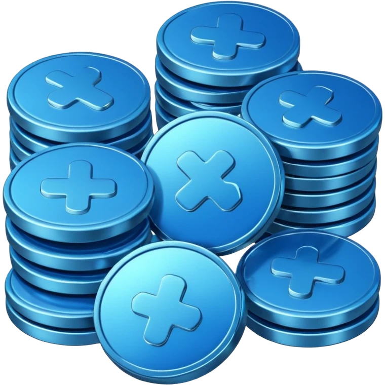 blue coins credit pack emoji
