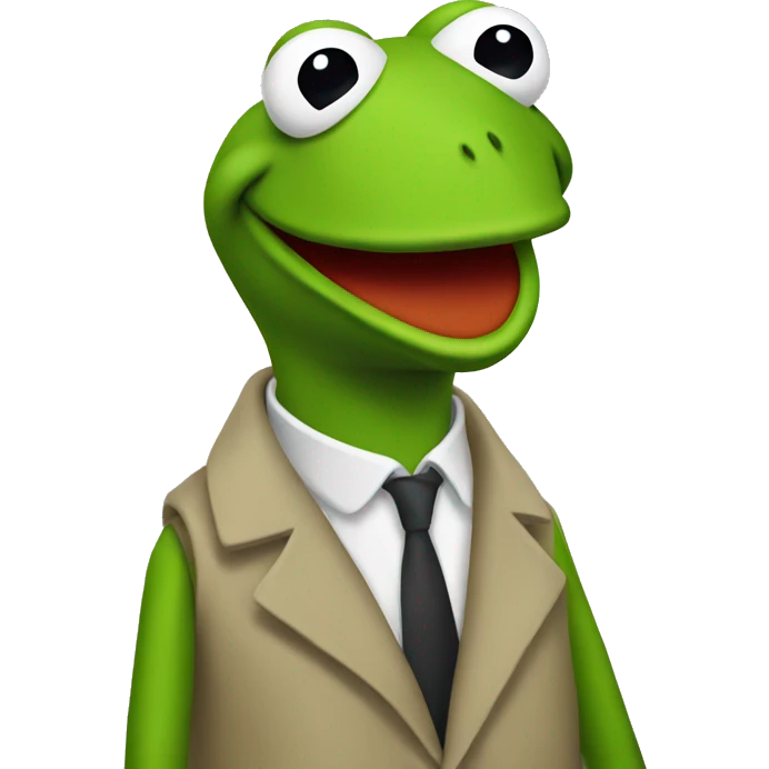 Kermit the Frog TV-Host emoji