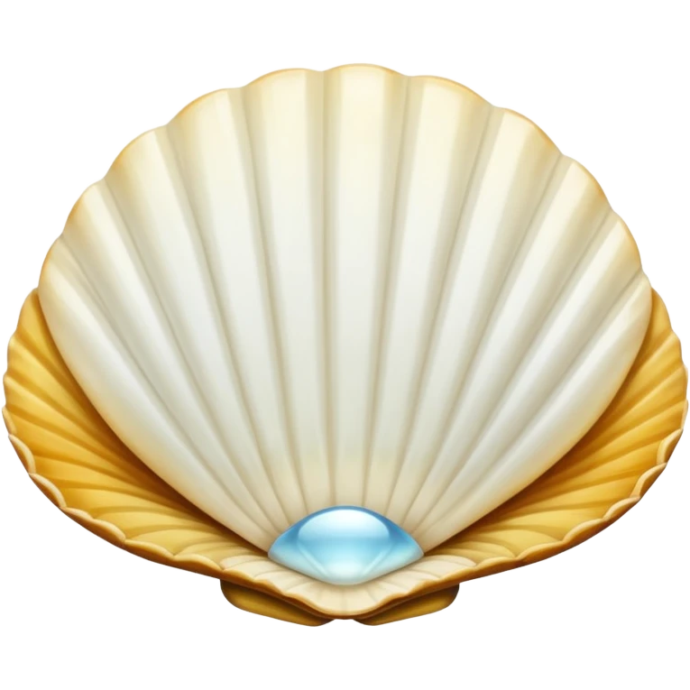 Coquille blanc emoji