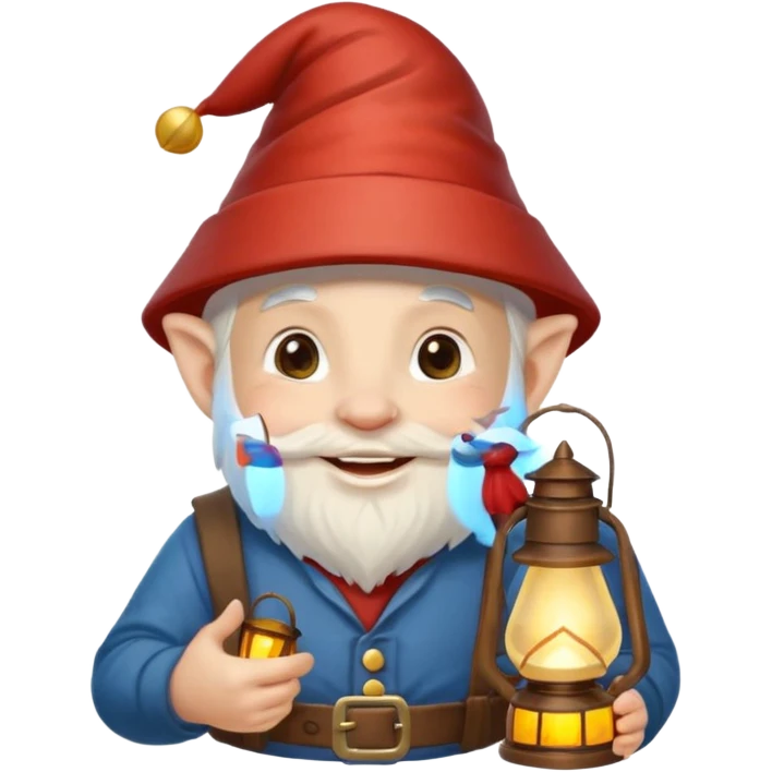 gnome with lanthern emoji