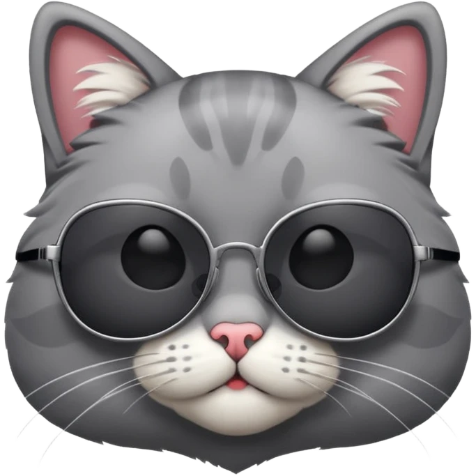 Cat wearing sunglasses emoji