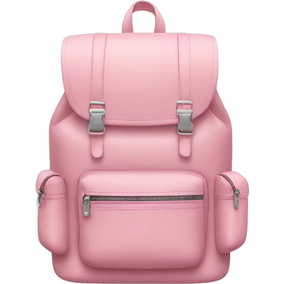pastel pink backpack emoji