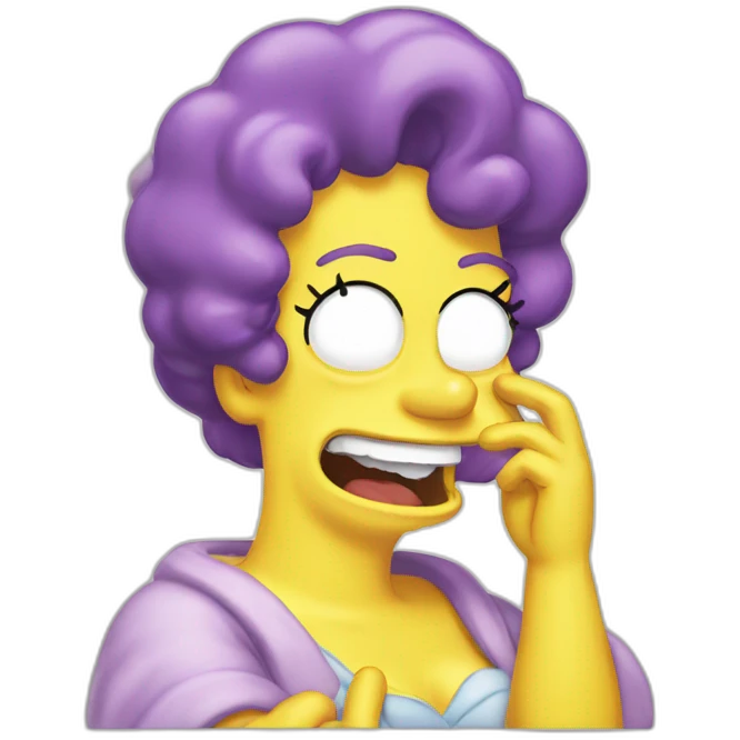 marge-simpsons-laughting emoji