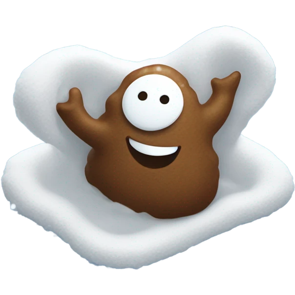Poop angel emoji