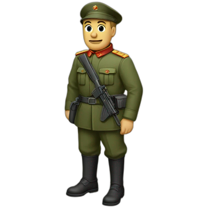 Soviétique Communiste soldats emoji