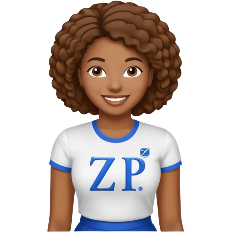 Black woman zeta phi beta sorority emoji
