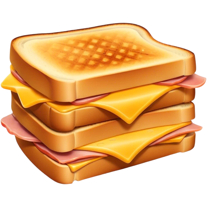 Grilled ham cheese sandwich emoji