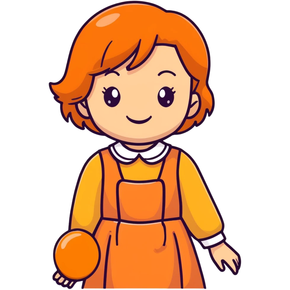 The Marmalade girl emoji