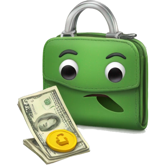 no money wallet with fly emoji