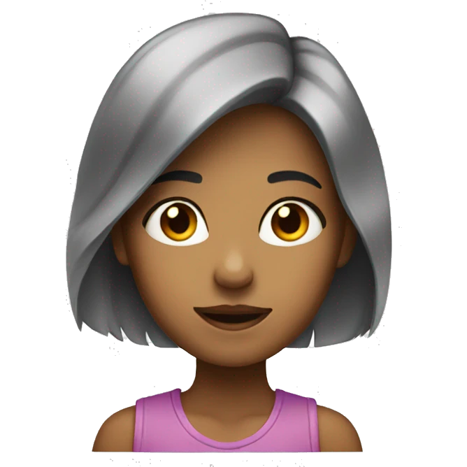 Girl see up emoji